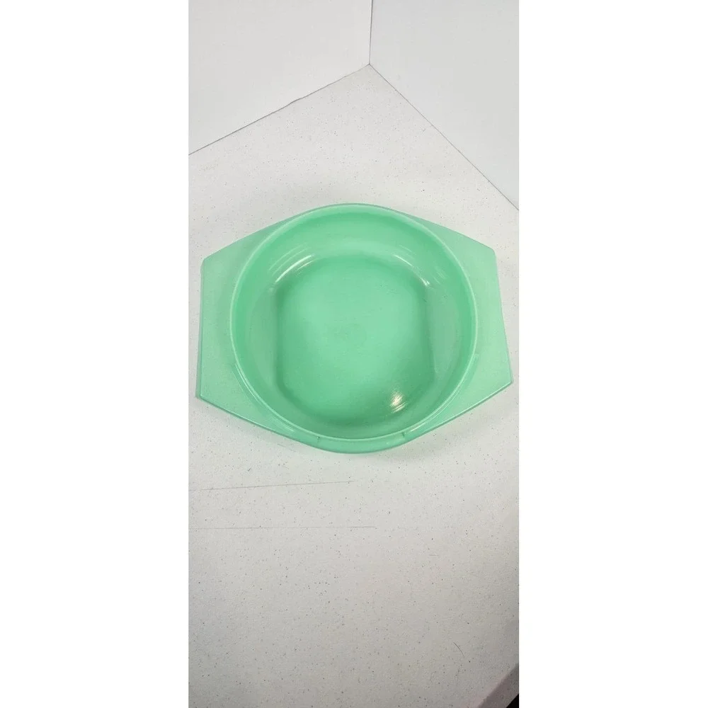 VTG Tupperware 2-Piece Green/Jade Plastic Grater/Slicer Bowl 786-9 Made‎ in USA
